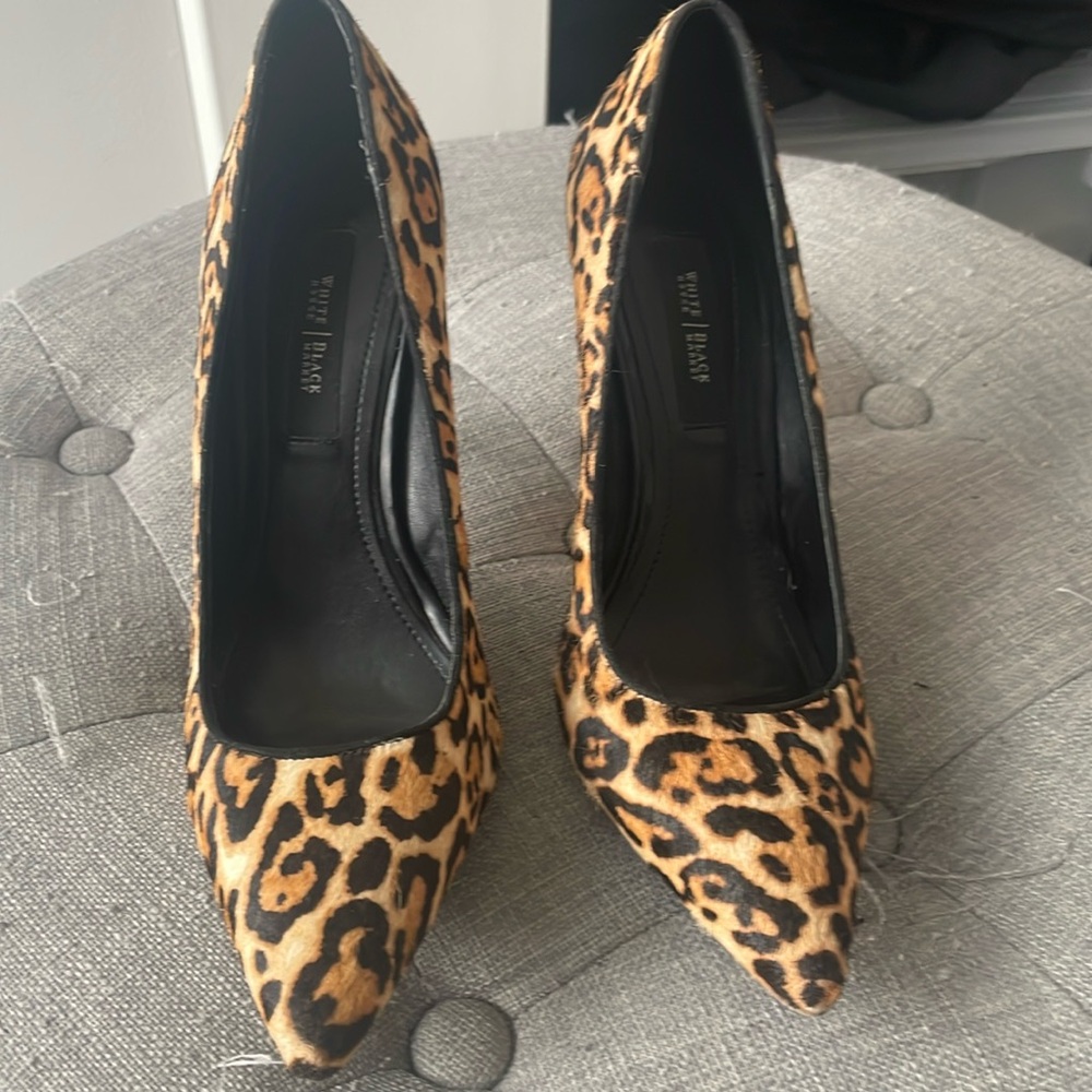 White House Black Market Leopard Print W7